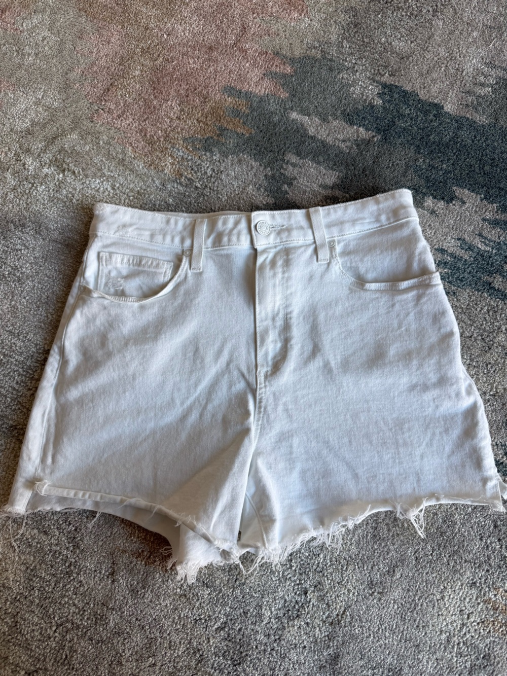 Paige Dani White Denim Short